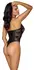 Cottelli Lingerie S Bodibela sa Čipkanim Stranama Mat Finiš Crna