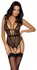 Cottelli Lingerie Body String L sa uklonjivim bisernim detaljem, Crna