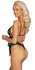 Kissable Body L/XL Elegantna crna čipka, podesive naramenice