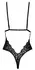 Kissable Body L/XL Elegantna crna čipka, podesive naramenice