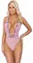 Kissable Body L/XL Pink Floral Embroidered Adjustable Straps