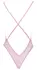 Kissable Body L/XL Pink Floral Embroidered Adjustable Straps