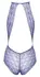 Kissable Lavender Lace Bodysuit L/XL with Decorative Bows & Gems