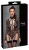 Cottelli LINGERIE Body Lace L dugih rukava, podesivi pojas, Crna