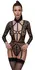 Cottelli LINGERIE Body Lace L dugih rukava, podesivi pojas, Crna