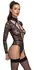 Cottelli Lingerie Body Lace M dugi rukavi čipka pojas Crna