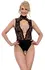Abierta Fina Body Lace L - Elegantni Body od Čipke i Satena sa Kristalima