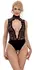 Abierta Fina Body Lace L - Elegantni Body od Čipke i Satena sa Kristalima