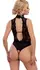 Abierta Fina Body Lace L - Elegantni Body od Čipke i Satena sa Kristalima