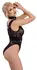 Abierta Fina Body L Rhinestone-Decorated Lace & Satin, Rose Gold Chains