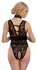 Abierta Fina Body L Rhinestone-Decorated Lace & Satin, Rose Gold Chains