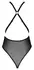Passion Zinnia 2XL/3XL Eco Collection Mesh & Lace Bodysuit Black