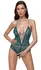 Cottelli Lingerie Body Teal S - Elegantan Body od Čipke sa Otvorenim Dizajnom