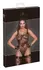 Noir Handmade Body Flock M - Sheer Velvet Pattern, Powernet, High Cut