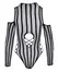 NO:XQSE Body Long Sleeves Seamless Net Stripe Black S-L
