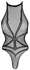 NO:XQSE Mesh Bodysuit Black S-L - Seamless Harness Design