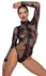 Noir Handmade Powernet Long Sleeve Bodysuit Floral S