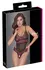Cottelli Lingerie Cvetni čipkasti bodi L/XL sa podesivim trakama