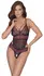 Cottelli Lingerie Cvetni čipkasti bodi L/XL sa podesivim trakama