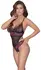Cottelli Lingerie Cvetni čipkasti bodi L/XL sa podesivim trakama