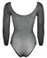 Cottelli Collection Shiny Mesh Bodysuit with Sparkling Rhinestones, Black