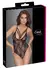 Cottelli Collection Body Rings S - Black Lace Adjustable Bodysuit