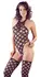 Cottelli Collection Bodystocking S-L Avant-Garde Net Design, Black