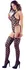 Cottelli Collection Bodystocking S-L Avant-Garde Net Design, Black