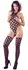 Cottelli Collection Bodystocking S-L Avant-Garde Net Design, Black