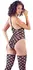 Cottelli Collection Bodystocking S-L Avant-Garde Net Design, Black