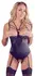 Cottelli Collection Body Rhinestone 75B/S - Elegant Bodysuit with Removable Straps