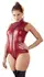 Cottelli Collection Body Bordeaux Patent XL - Mat Visoki Vrat, Rastegljiv Kroj