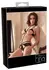 Velvet Strap Body XL by Cottelli Collection - Adjustable Black with Lace and Gold Details