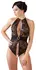 Cottelli Collection Body S Black with Rhinestone Accents, Adjustable Fit