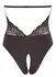 Cottelli Collection Lace Halterneck Bodysuit L Open Design Black