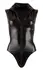 Cottelli Collection Body S Crni Wet Look dvosmerni rajsfešlus kratki rukavi