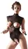 Cottelli Collection Body Chains XL Transparent Bodysuit with Lace