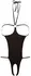 Seksi Otvoreni Body S-L Crni sa Rhinestone Naramenicama by Cottelli Collection