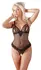 Cottelli Collection Body 75B/S Black-Pink, Open Design, Adjustable Straps