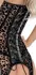 Noir Handmade Leo Velvet Cami Corset M - Powerwetlook & Sheer Accents