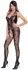 NO:XQSE Catsuit Halterneck S-L, Transparent Net, Open Design