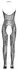 NO:XQSE Catsuit Halterneck S-L, Transparent Net, Open Design