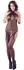 Cottelli Collection Catsuit S-L Diagonal Pattern Stretch Halterneck