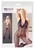 Cottelli Collection Net Catsuit S-L Lace Detail Backless Black