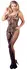 Cottelli Collection Asymmetrical Net Catsuit S-L, Seamless, Black