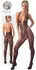 Cottelli Collection Catsuit Halterneck Pearls Black S/M