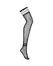 Obsessive OBS Fishnet Stockings S-L with Decorative Cut-Outs Black