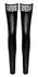 Noir Handmade Stockings Leo L - Power Wetlook, Velvet Flock Print, Size L