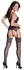 Cottelli Collection Lace Top Stockings Black/Silver S/M