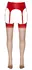 Cottelli Collection Stockings Skin/Red Seam & Cuban Heel, Size 4